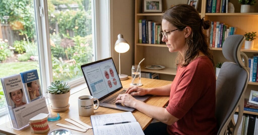 LMT60 Myofunctional therapist building her practice from scratch after starting over