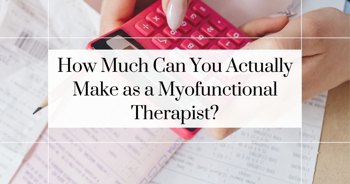 EP84 — Myofunctional Therapist Income Real-World Breakdown Myofunctional therapist income — Carmen Ball podcast episode 84 title card